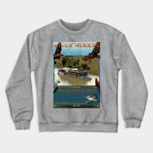 River Murray Retro Travel 01A Crewneck Sweatshirt